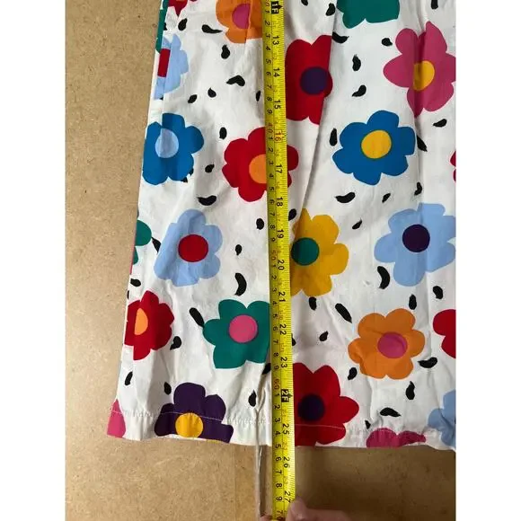 Hanna Andersson Colorful Floral Daisy Short Sleeve Dress Size 140 - Picture 5 of 6